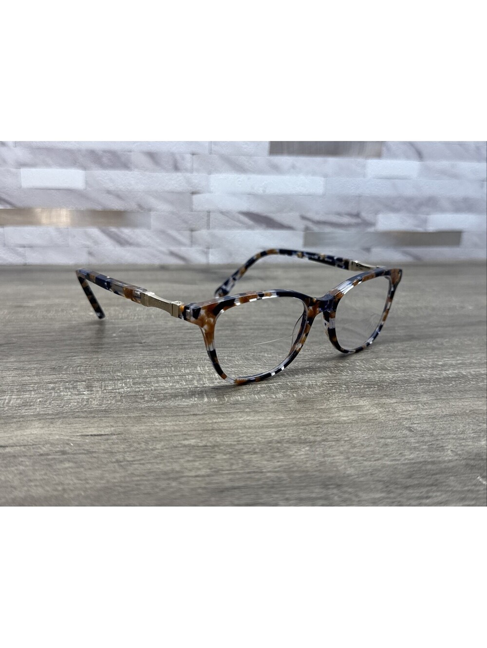 Lilly Pulitzer Eyewear WILLOW SF 49-16-135 Blue Brown Marble Flex Hinge Frames
